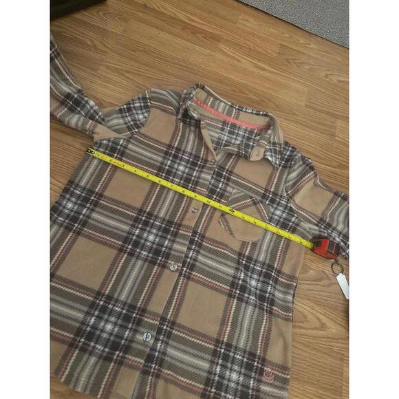 Cuddle Duds Button Up Flannel Top Size Small Petite - Picture 4 of 7